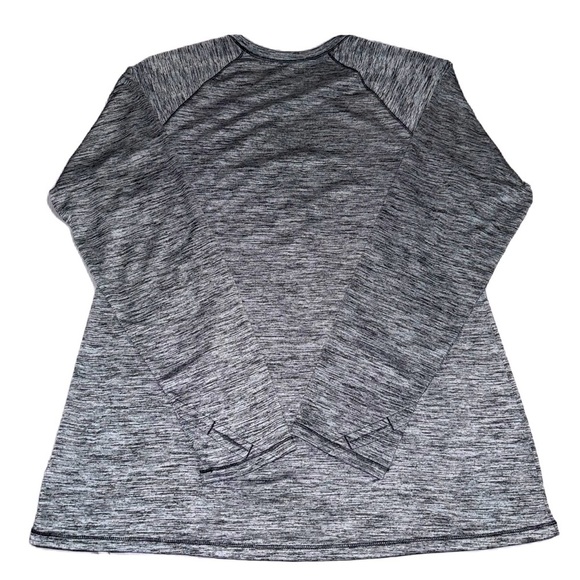 Cuddl Duds Climate Right Gray Long Sleeve Top Size XL White Black - Picture 4 of 4